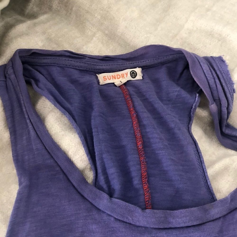 Sundry tank top no bad days EUC sz 1 - Picture 4 of 5